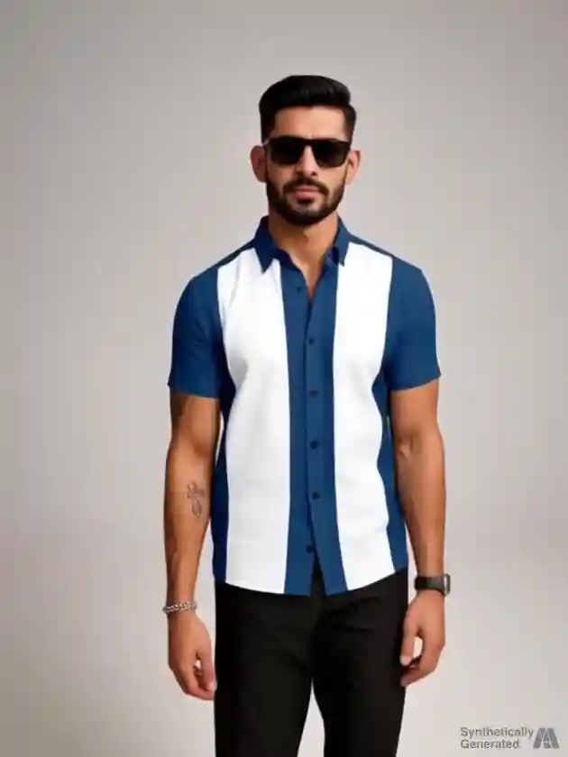 Best Two Tone Bowling Shirts for Men with Bold Contrast Panels