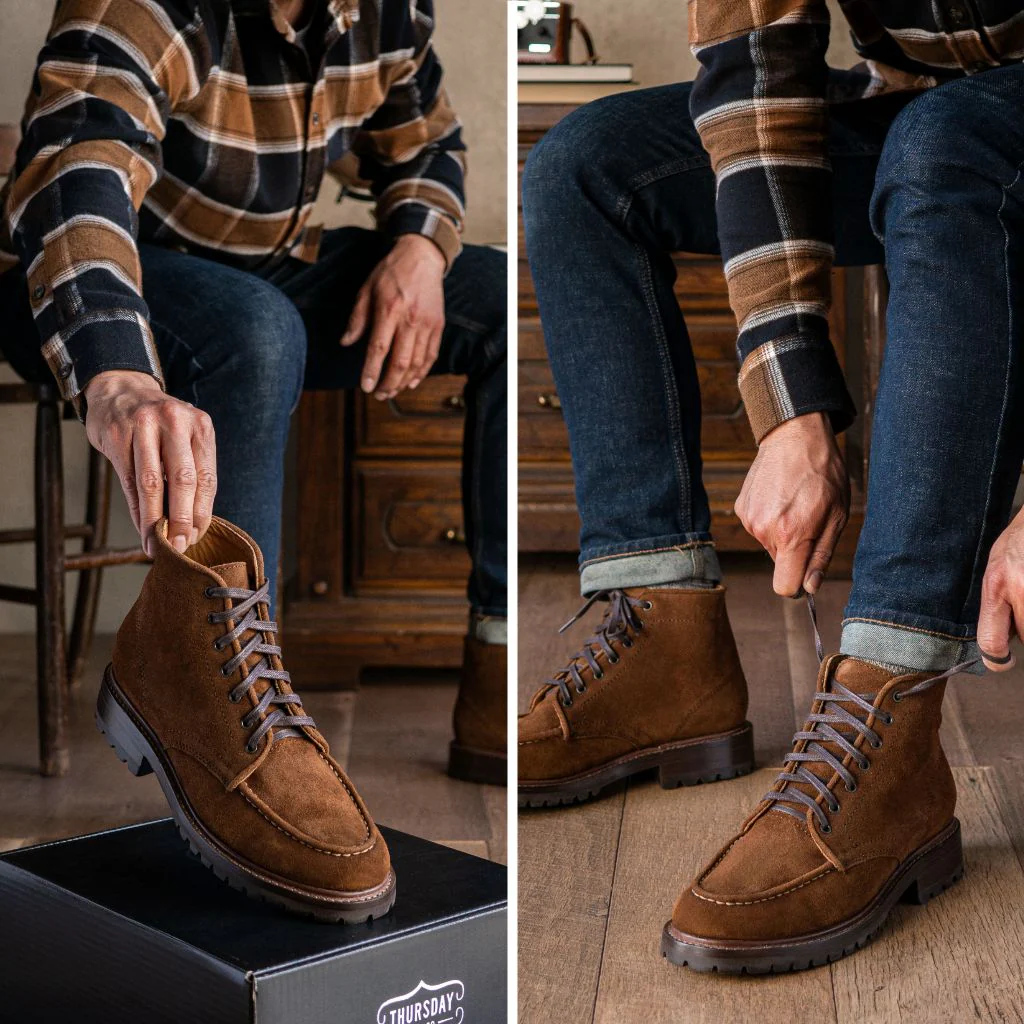Best Moc Toe Work Boots for Men with Classic Crafted Style