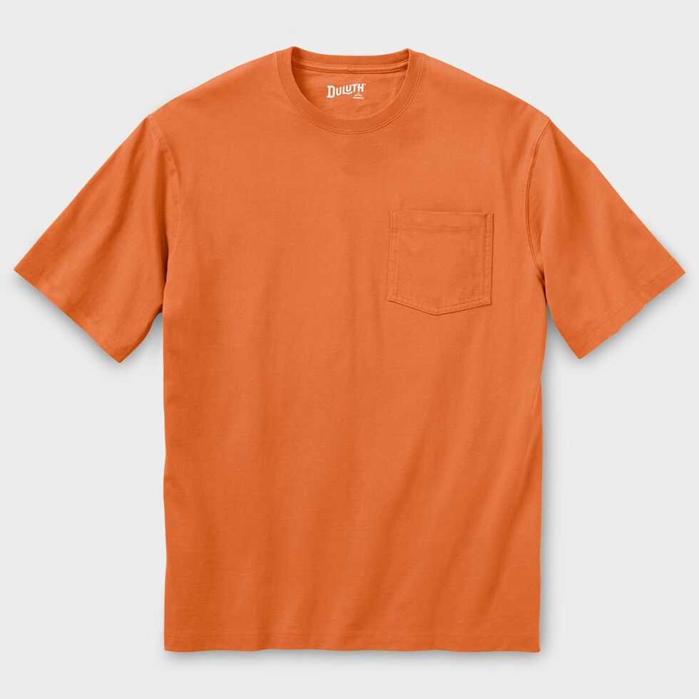 Duluth Trading Longtail T Relaxed Fit Short Sleeve Pocket Crew