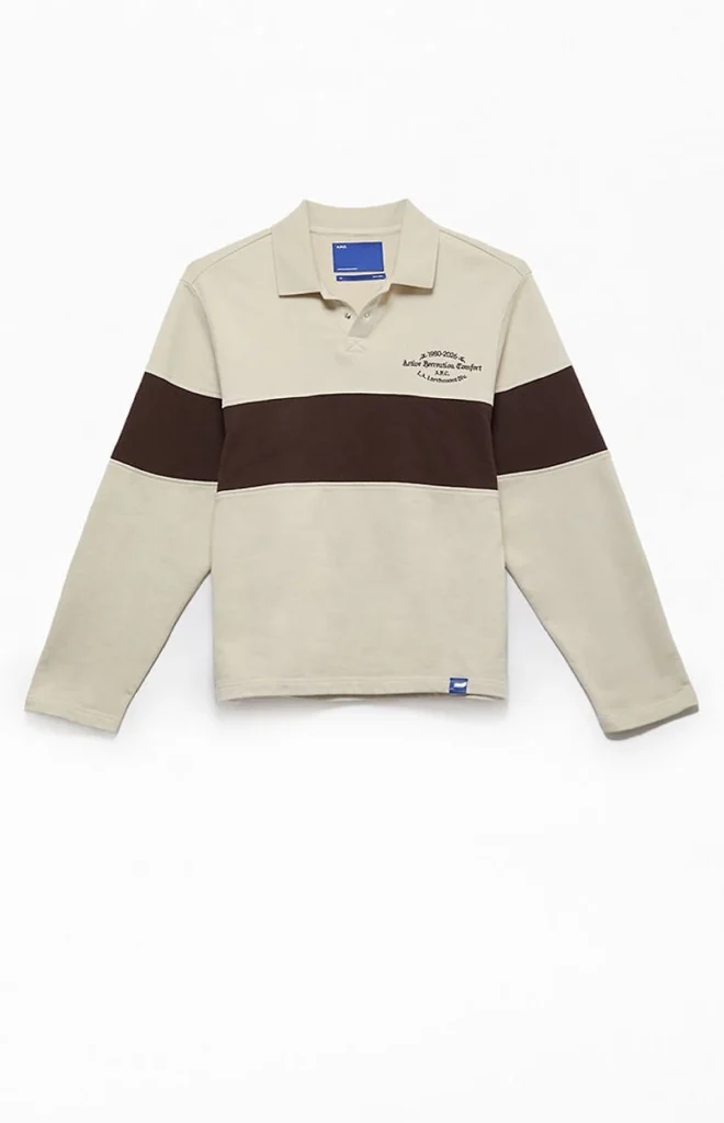Abercrombie Long-Sleeve Rugby Polo