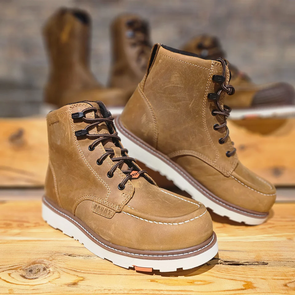 Best Moc Toe Work Boots for Men with Classic Crafted Style