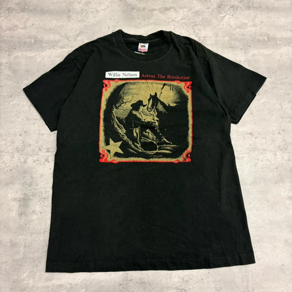 Urban Outfitters Willie Nelson Vintage Graphic Heavyweight Cotton Tee