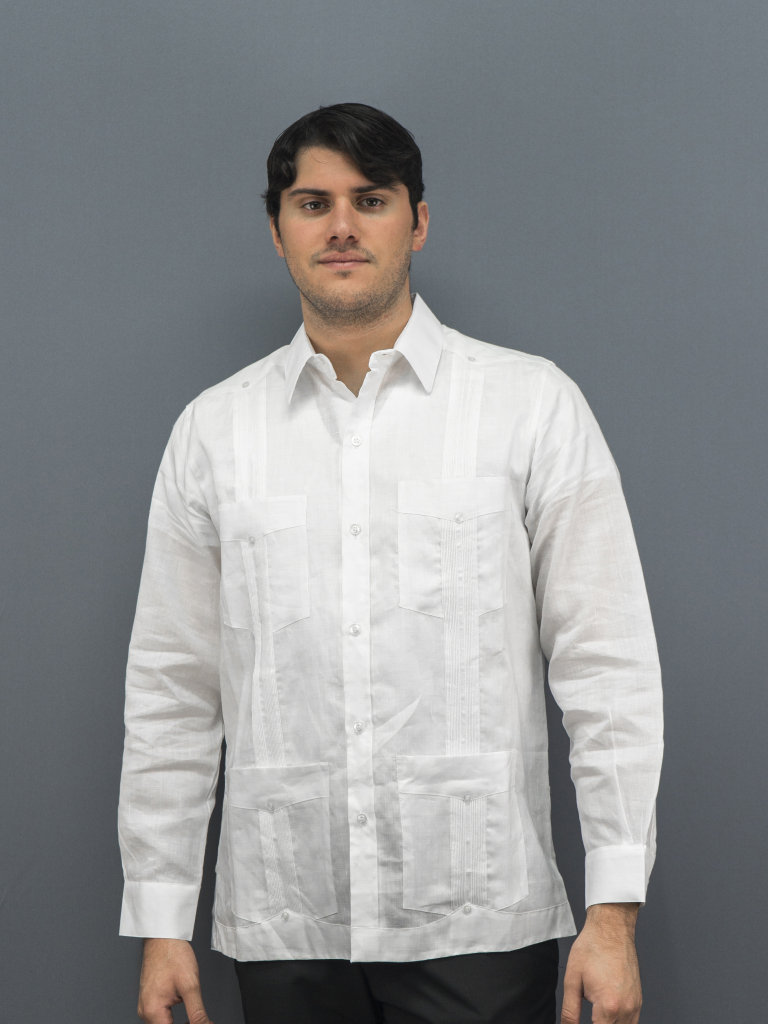 Best Linen Guayabera Shirts for Men with Classic Pleated Front