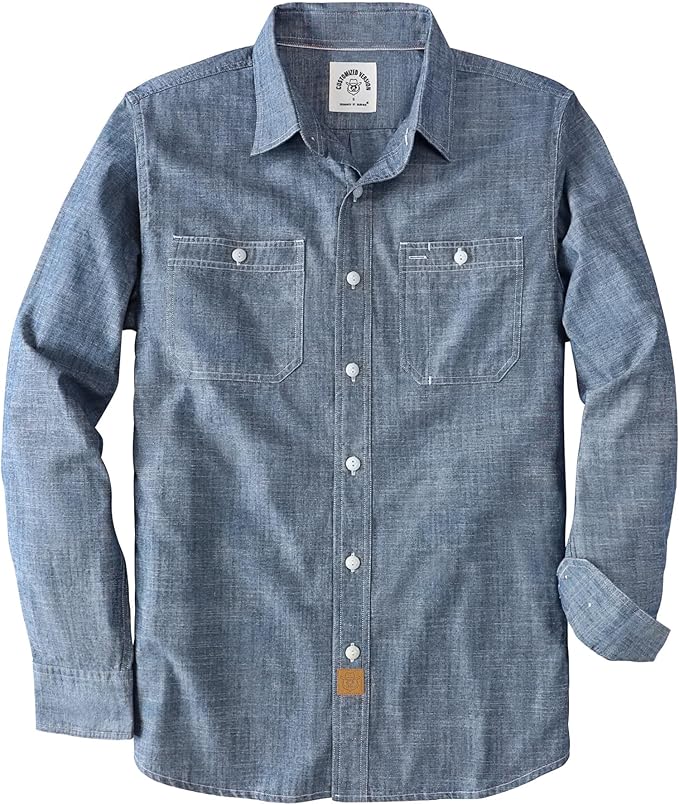 Best Utility Chambray Shirts for Men with Functional Pocket Detail