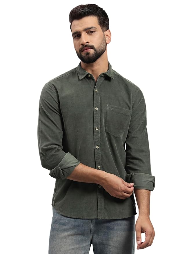 Best Slim Wale Corduroy Shirts for Men with Soft Refined Finish