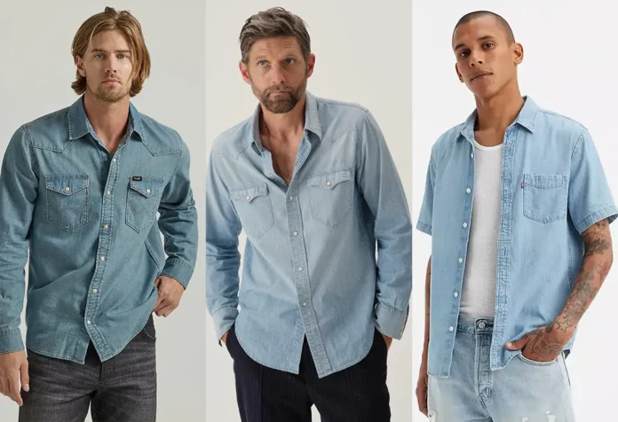 Best Heavyweight Denim Shirts for Men with Durable Workwear Build