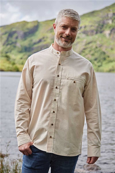 Best Oxford Grandad Collar Shirts for Men with Smart Collarless Style