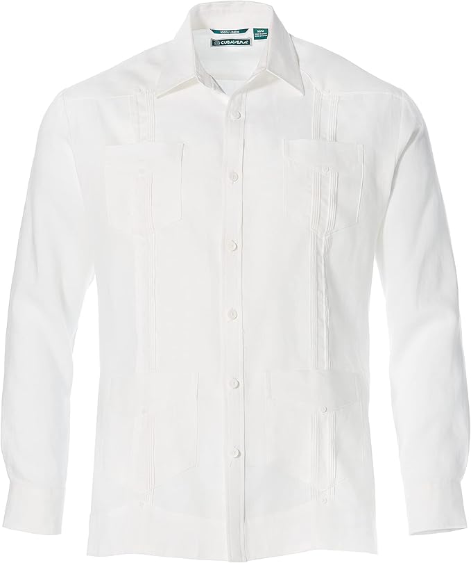 Best Embroidered Guayabera Shirts for Men with Detailed Cuban Style