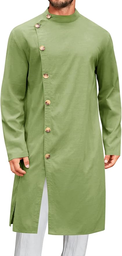Best Kaftan Style Tunic Shirts for Men with Loose Breathable Comfort