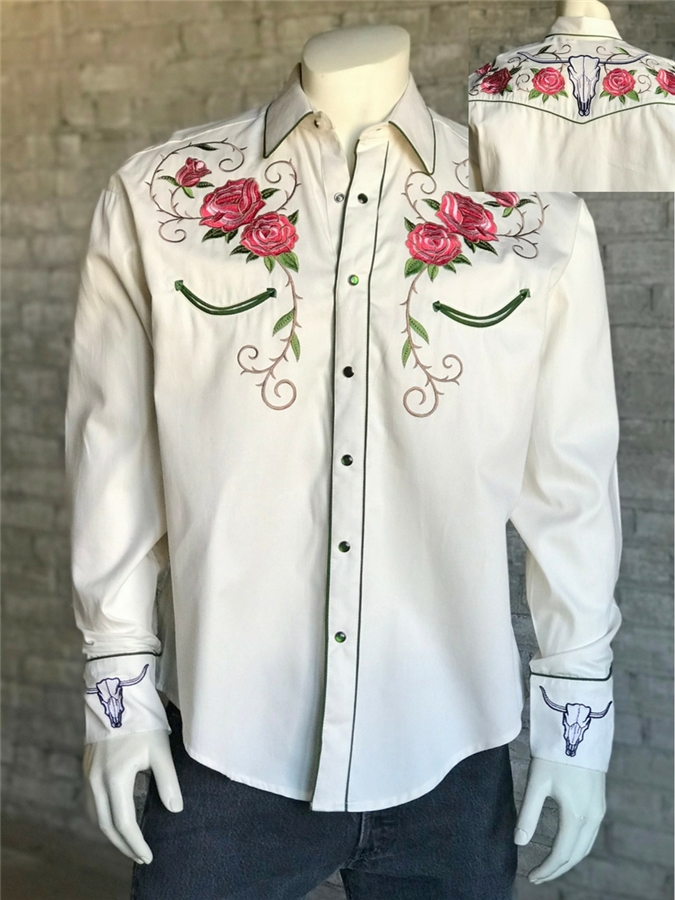 Best Embroidered Western Shirts for Men with Detailed Frontier Style