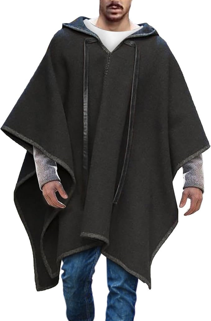 Best Wool Ponchos for Men with Cozy Drape Warmth