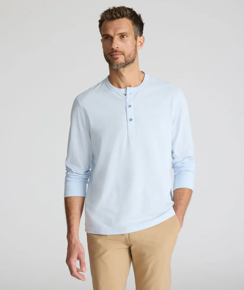 Pact Softspun Long Sleeve Henley
