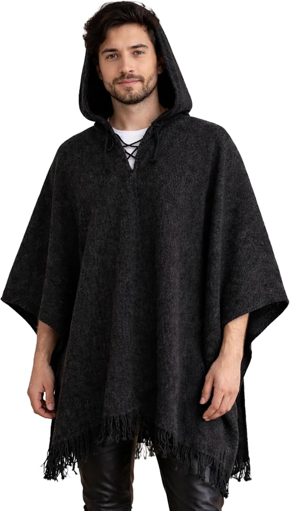 Best Wool Ponchos for Men with Cozy Drape Warmth