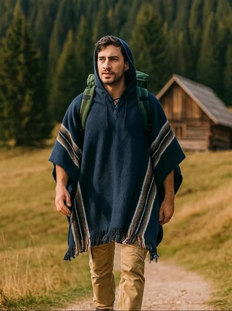 Best Wool Ponchos for Men with Cozy Drape Warmth