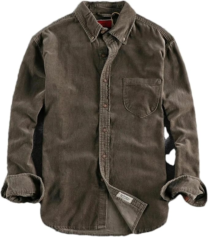 Best Slim Wale Corduroy Shirts for Men with Soft Refined Finish