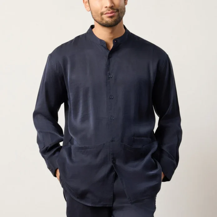 Best Oxford Grandad Collar Shirts for Men with Smart Collarless Style