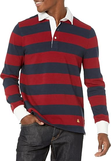 Brooks Brothers Striped Cotton Rugby Shirt — Best Polished Traditional Pick