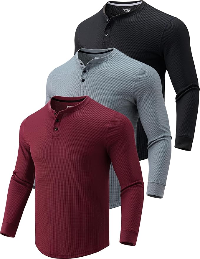 Best Waffle Henleys for Men with Cozy Layering Feel