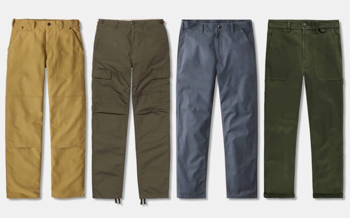 Best Canvas Carpenter Pants for Men with Rugged Tool Loops
