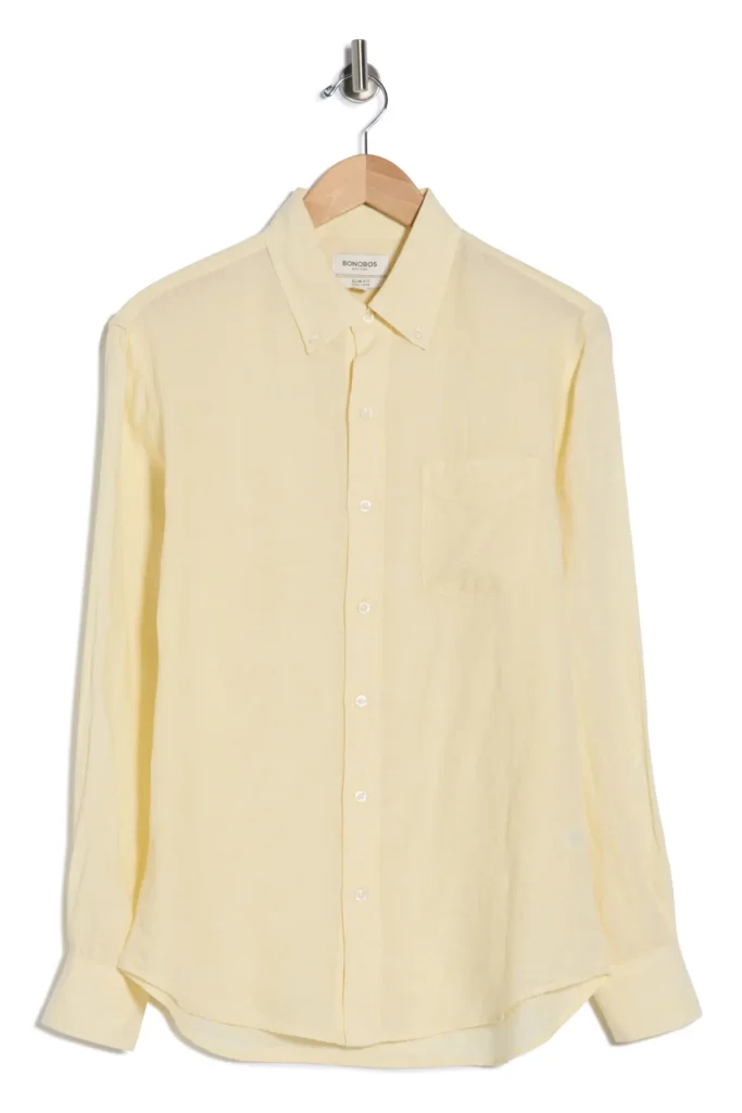 Best Band Collar Linen Shirts for Men with Relaxed Coastal Style
