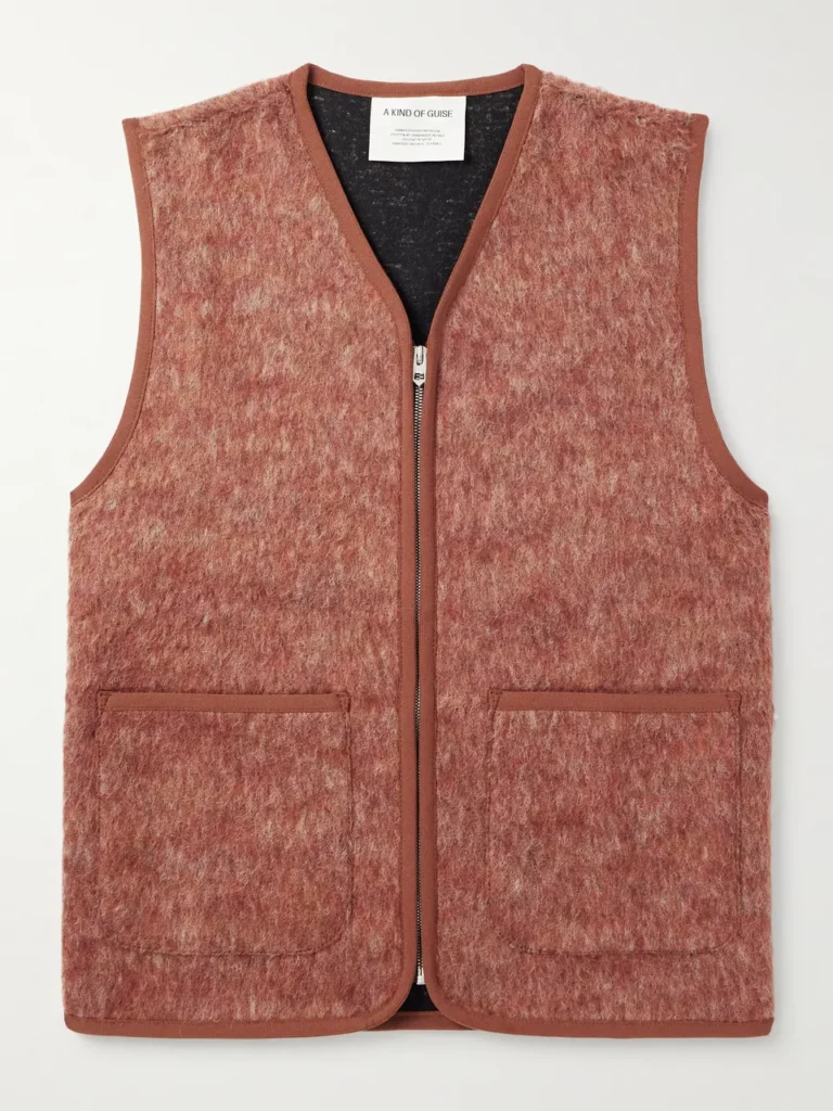 A Kind of Guise Valur Brushed Virgin Wool-Blend Gilet