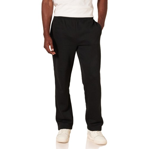 Amazon Essentials Men’s Fleece Open-Bottom Sweatpant