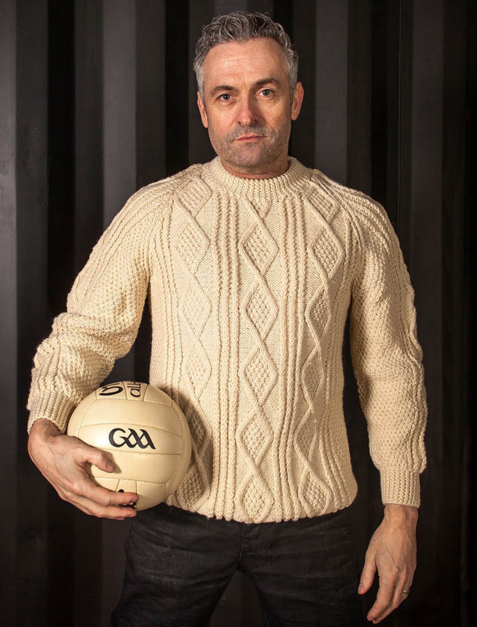 Aran Sweater Market Irish Fisherman’s Ribbed Sweater