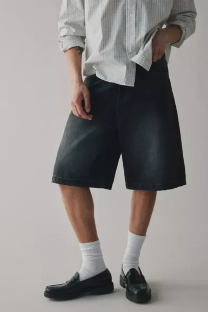 BDG Astro Baggy Washed Denim Jorts