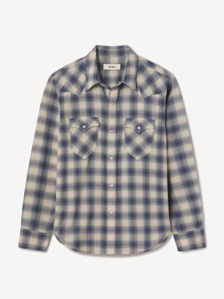 Best Western Denim Shirts for Men with Rugged Snap Closure