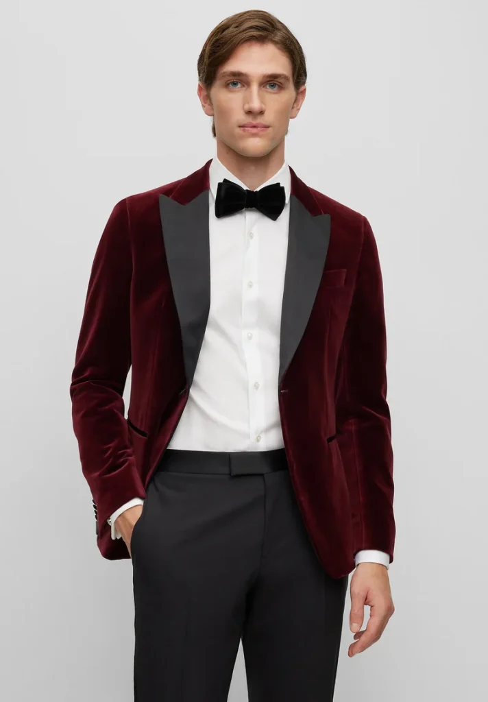BOSS Hutson Cotton Velvet Dinner Jacket