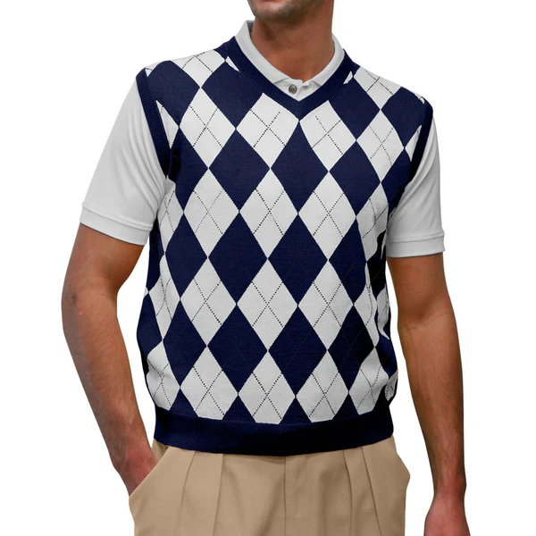 Best Argyle Sweater Vests for Men with Preppy Pattern Charm
