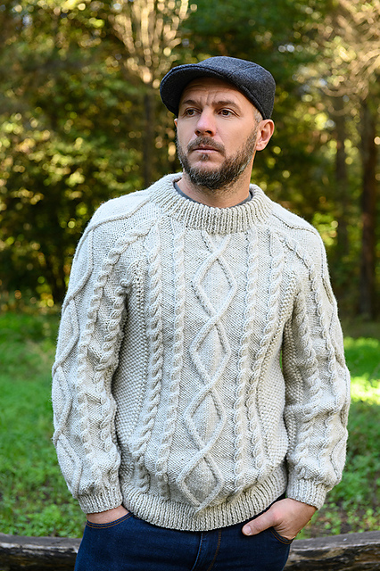 Blarney Traditional Hand-Knit Aran Lumber
