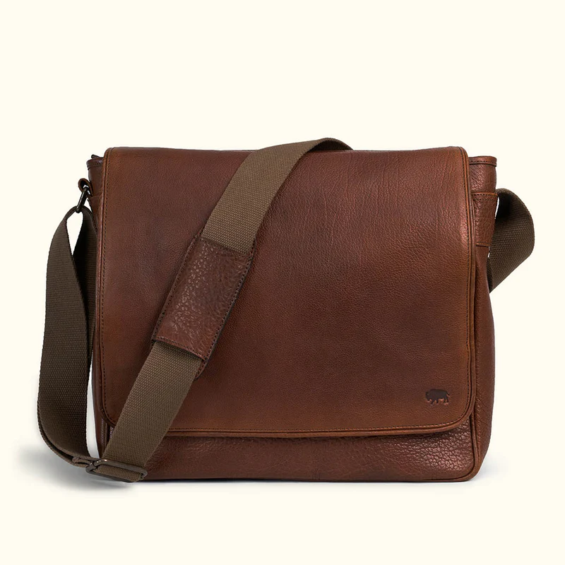 Buffalo Jackson Roosevelt Buffalo Leather Satchel Messenger Bag