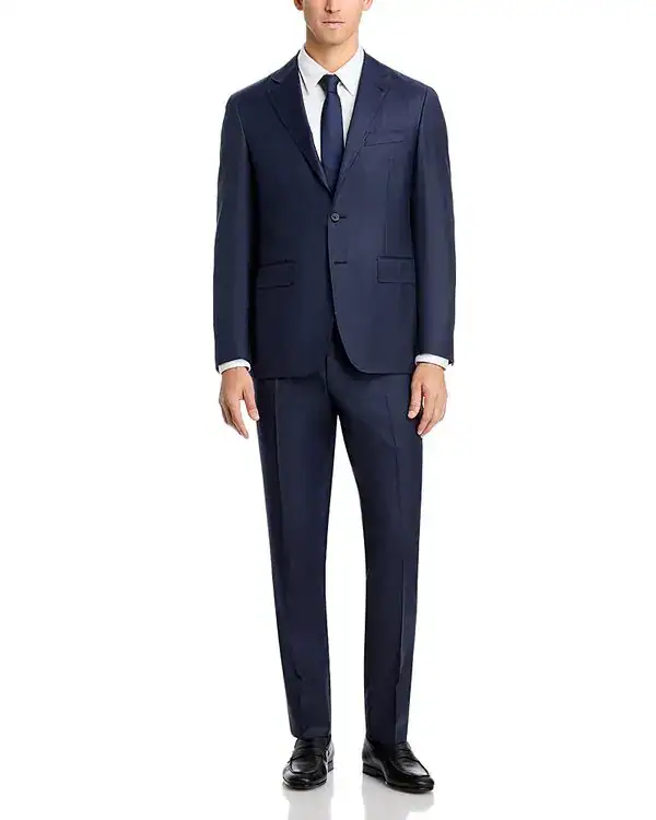 Canali Kei Wool Three-Piece Suit