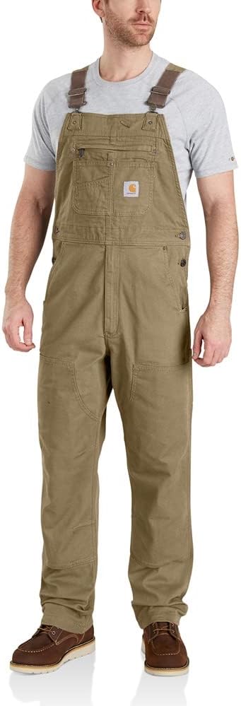 Carhartt Iconic R01 Relaxed Fit Duck Bib Overall — Best Canvas Overalls for Men