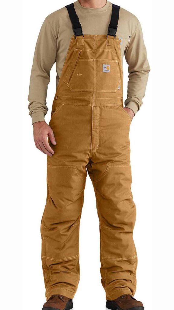 Carhartt Loose Fit Firm Duck Insulated Bib Overall