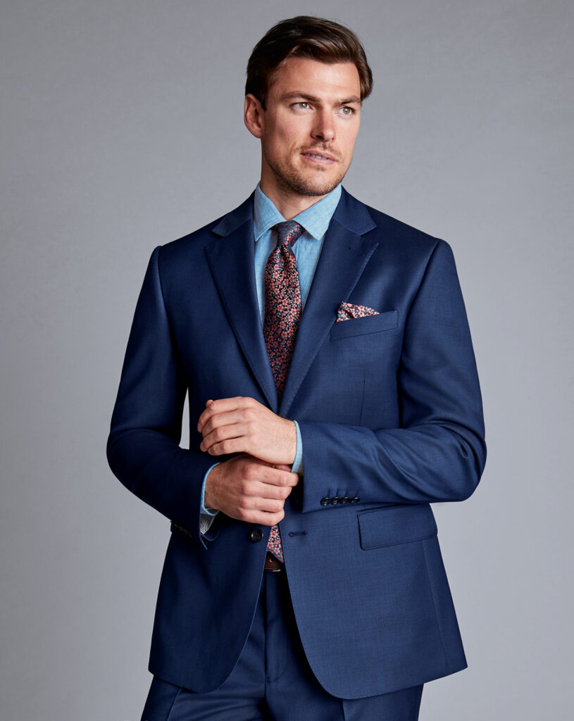 Charles Tyrwhitt Natural Stretch Twill Suit