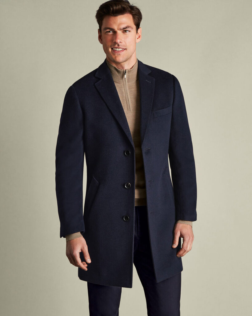 Charles Tyrwhitt Pure Wool Overcoat — Best Sharp Business Coat
