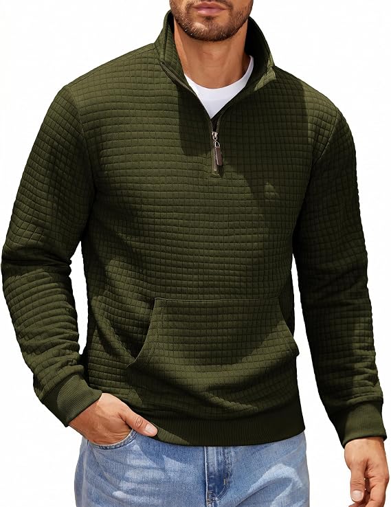DFND Power Waffle 1/4 Zip Pullover — Best Performance Workhorse