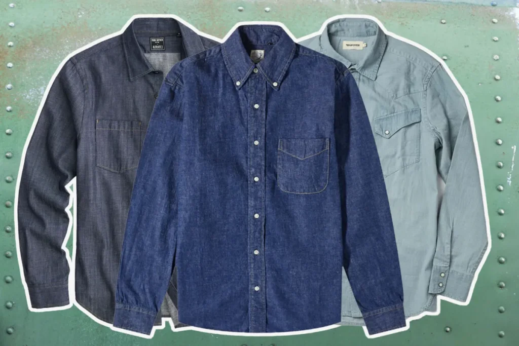Best Heavyweight Denim Shirts for Men with Durable Workwear Build