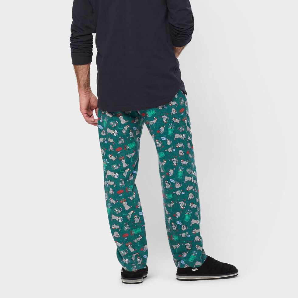 Duluth Trading Men's Flannel Cargo Lounge Pants