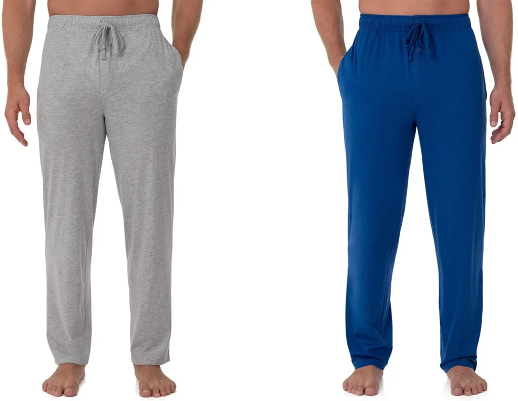 Fruit of the Loom Jersey Knit Sleep Pants — Best Jersey Lounge Pants for Value