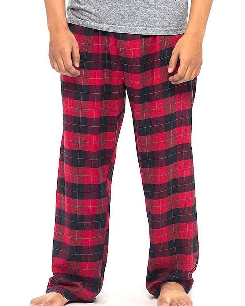 Fruit of the Loom Men's Yarn-Dye Woven Flannel Pajama Pant