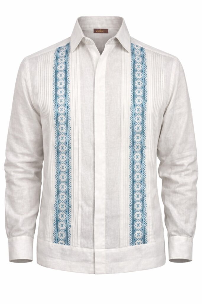 Best Linen Guayabera Shirts for Men with Classic Pleated Front