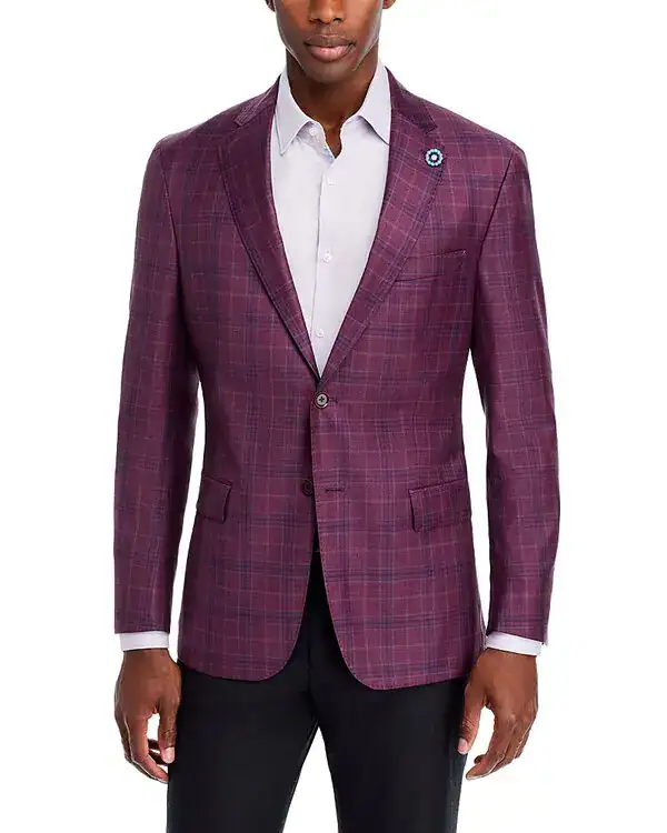 Hart Schaffner Marx New York Classic Fit Plaid Sport Coat — Best for Traditional Comfort