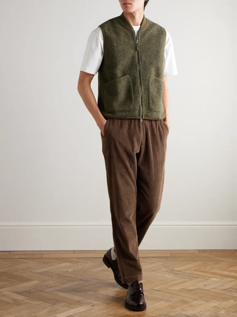 Hartford Boiled Wool-Blend Gilet