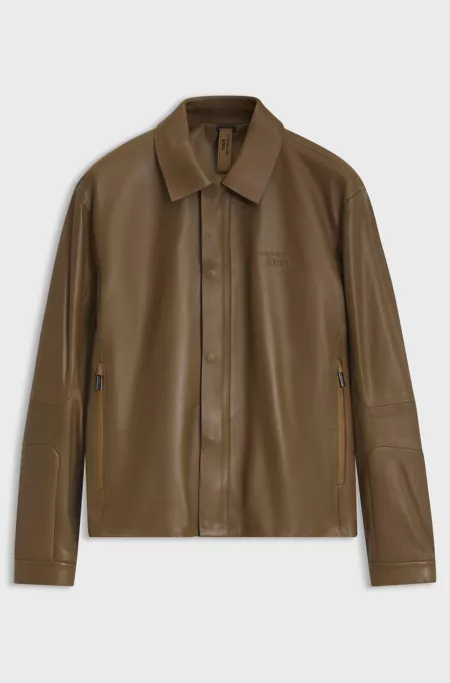 Hugo Boss Suede Bomber Jacket – Office-to-Evening Polish