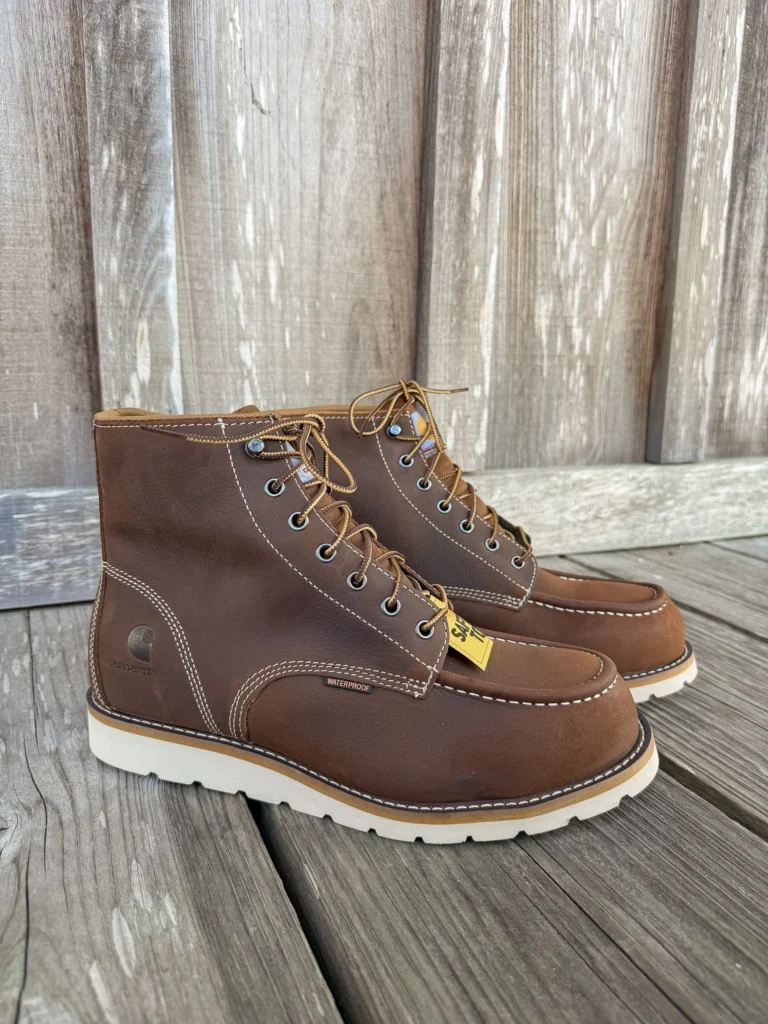 Best Moc Toe Work Boots for Men with Classic Crafted Style