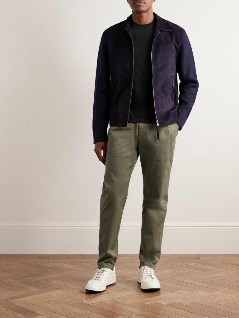 Incotex Pleated Cotton Trousers — Best Refined Italian Finish