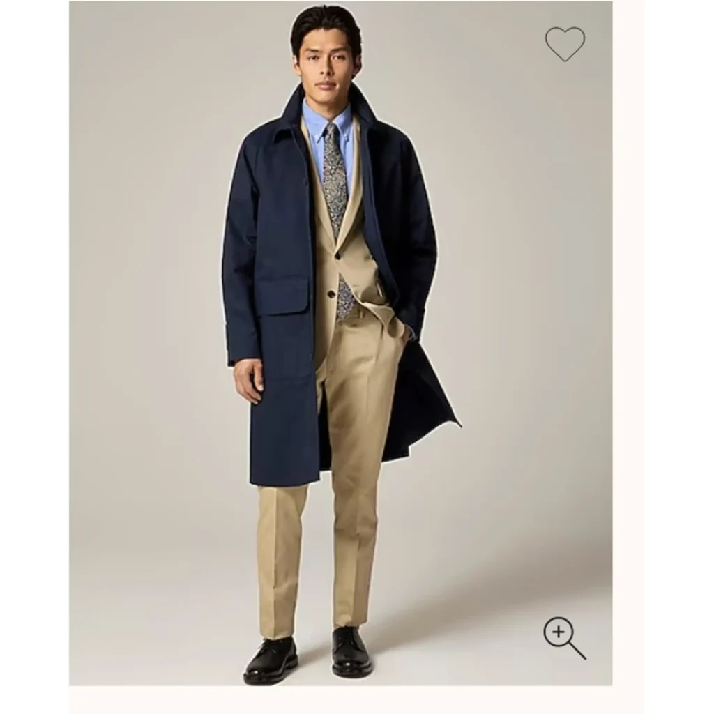 J.Crew Rivington Car Coat in Wool-Blend Herringbone — Best for Heritage Pattern